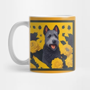 Рumi dog. Style vector (yellow version 2 pumi dog) Mug